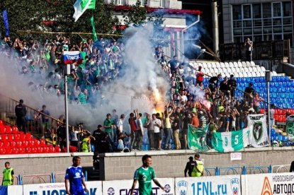 Фанаты «Томи» разгромили новосибирский стадион «Спартак»